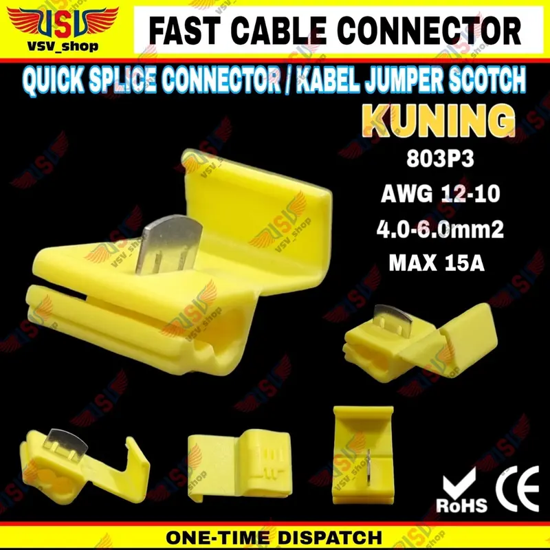 Konektor kabel listrik Jumper Lock Quick Cable Connector Sambungan Kabel 4