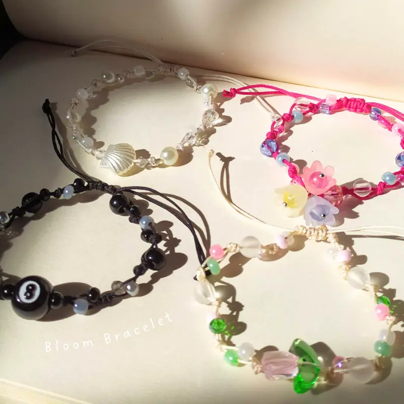 [Dubidam.id] Bloom Beads Bracelet Ver. 1 - Gelang Tali Manik by Dubidam.id - Gelang Tali Serut Bracelets 0