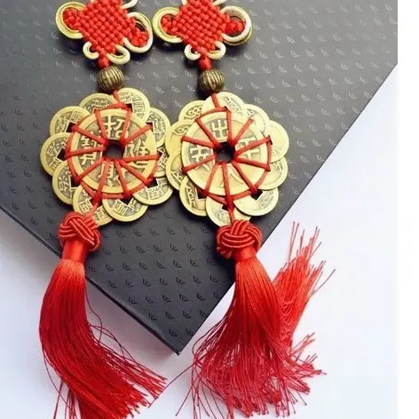 Dây treo Hoa Mai treo bàn thờ bằng đồng đá phong