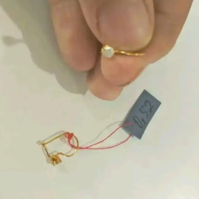 Anting gipsi anak titanium anti karat
