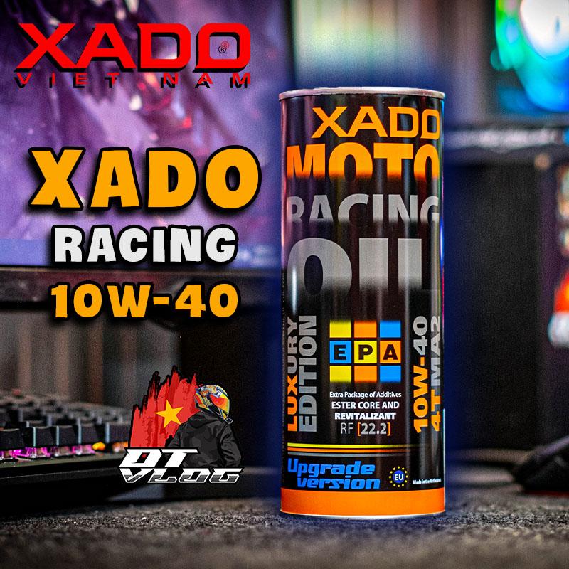 Dầu Nhớt Xado Racing 10w40 RF 22.2 FULL TỔNG HỢP CAO CẤP Xe Số và Xe Côn Tay