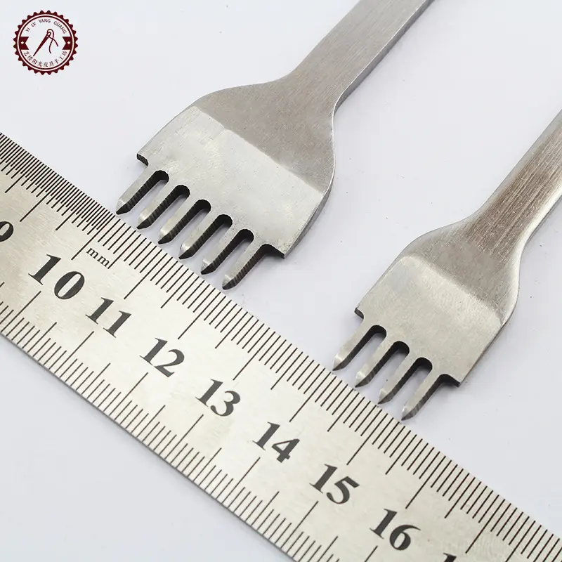 Handmade Leather Tools White Steel Diamond Chisel Leather Puncher ...