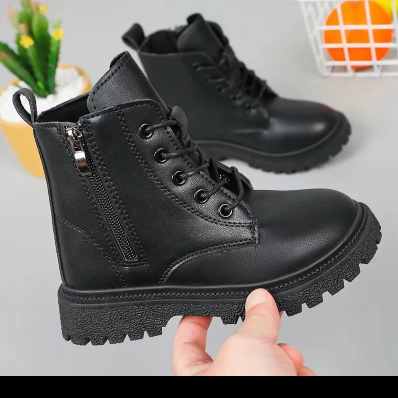 [Bốt Bé Gái] Giày Bốt Cao Cổ Cho Bé Gái từ 3 đến 12 tuổi Kiểu Dáng Thể Thao Năng Động ,Giày Boots size 28-37