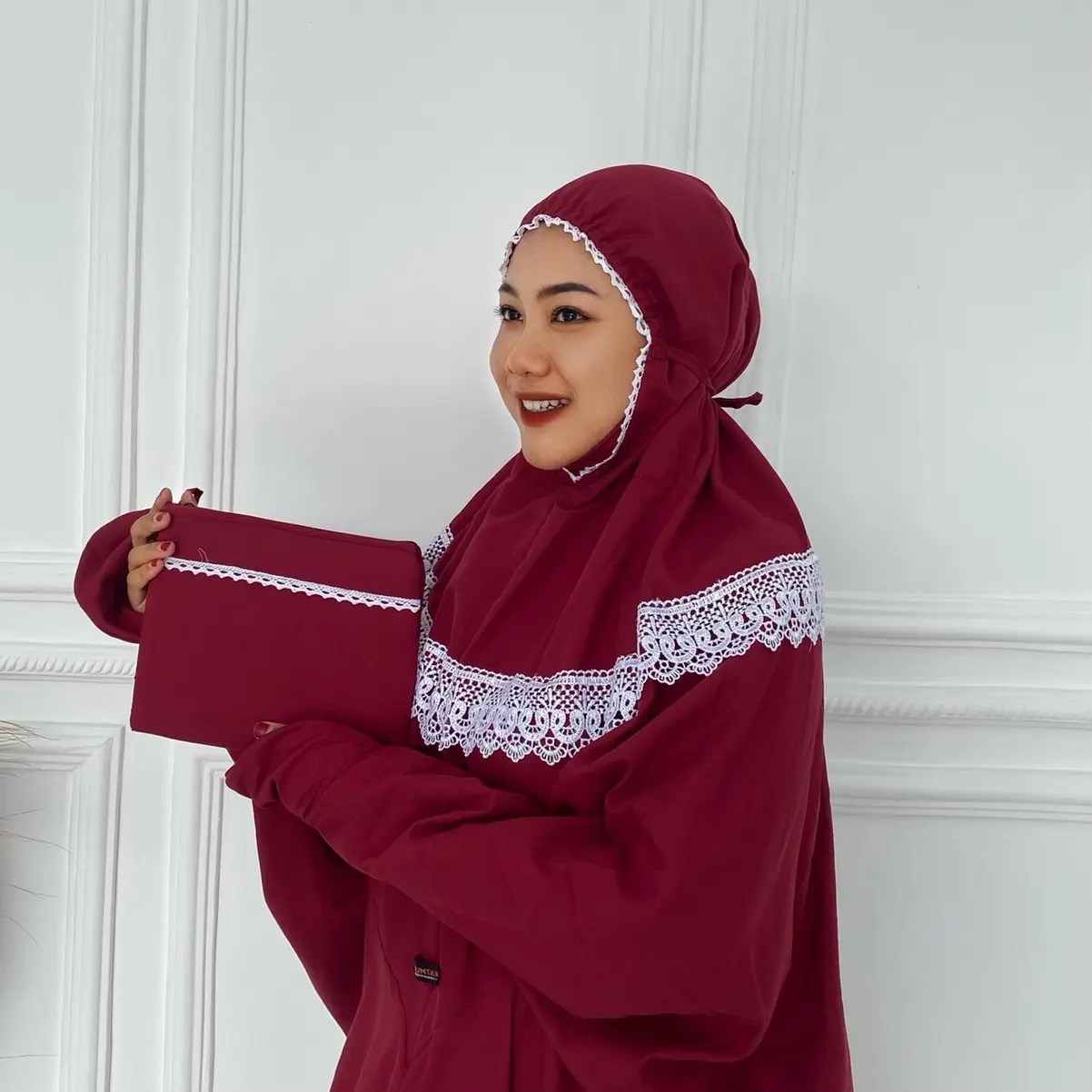 MUKENA ADIBA/Mukena traveling/mukena terusan dewasa/mukena katun mikro premium/ mukena terusan