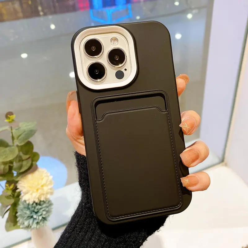 2 in 1 Phone Case with Card Slot, Anti-fall Phone Case, Anti-sweat & Anti-fingerprint Phone Cases for iPhone 11 12 13 14 15 16 Pro Max, Electronics Accessories, Safety 8