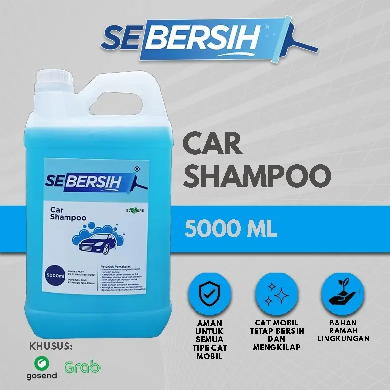 Sabun Cuci Mobil | Car Shampoo | Salju Snow Wash | Super Busa 5 Liter Air Kendaraan 0
