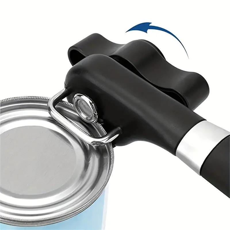 Stainless Steel Can Opener, 1 Count Multifunctional Kitchen Gadget for Effortless Opening Of Cans, Kitchen Utensils & Gadgets, Summer Gift Ideas 6