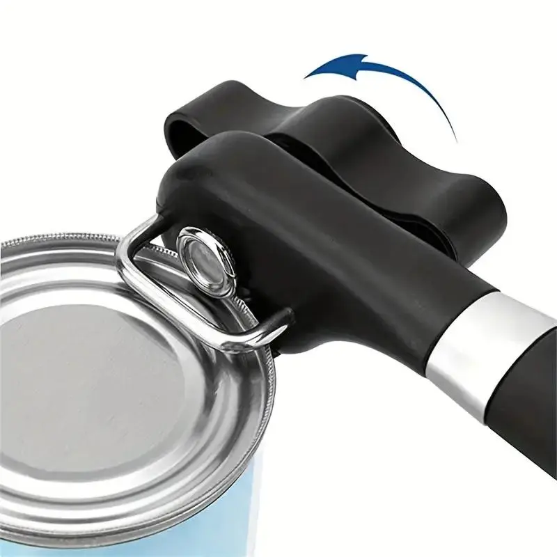 Stainless Steel Can Opener, 1 Count Multifunctional Kitchen Gadget for Effortless Opening Of Cans, Kitchen Utensils & Gadgets, Summer Gift Ideas 6