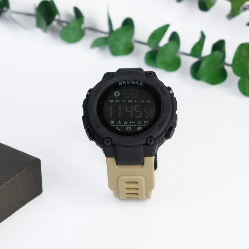 (Studio One) Jam Tangan SKYMAX Original Sport Digital Strap Rubber Water Resist SKY 2026 0