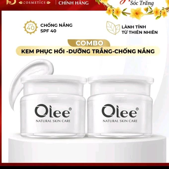 2 HỘP KEM TRẮNG DA TRỐNG NẮNG PHỤC HỒI DA