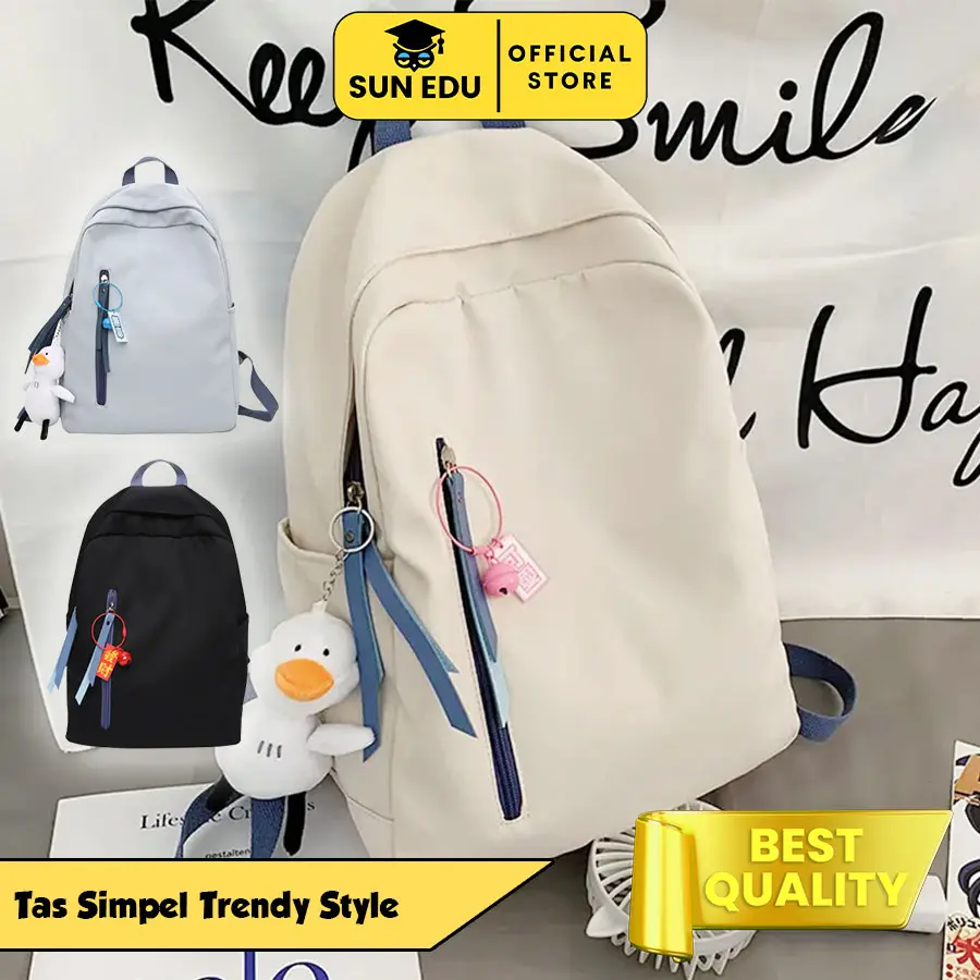 Tas ransel dewasa import/ Backpack wanita sekolah cute stylist