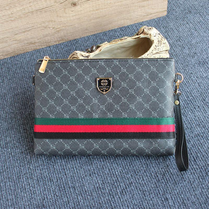 Product Introduction of High-End Clutch Bag Personality Trendy Fashion Men's Bag 2024 New Clip Bag Men's Handheld Bag Long Wallet Women 11