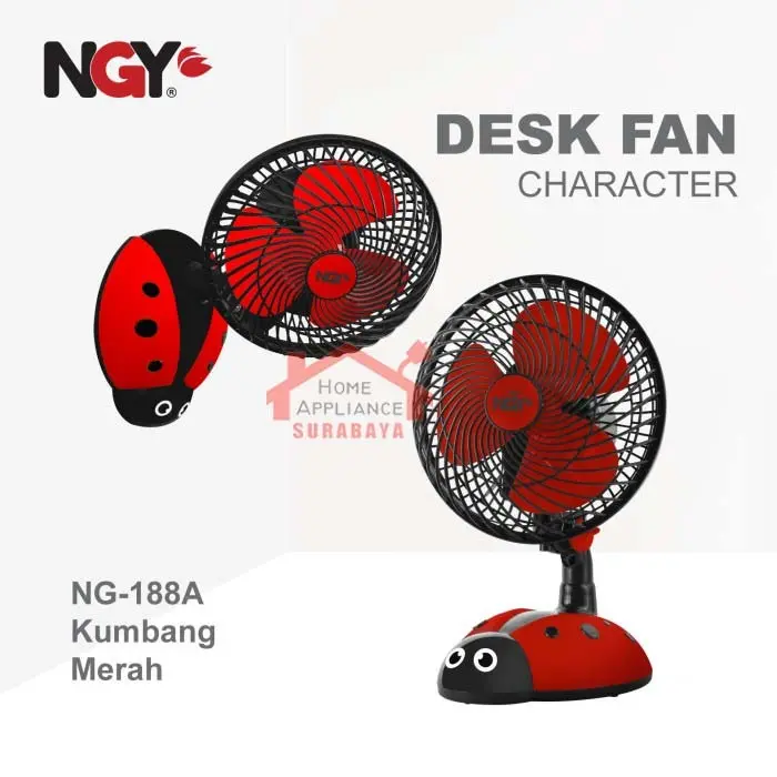 Kipas Angin Meja Karakter 8 Inch Nagoya NG-188 - Portable Desk Fan Character Nagoya NG-188 2