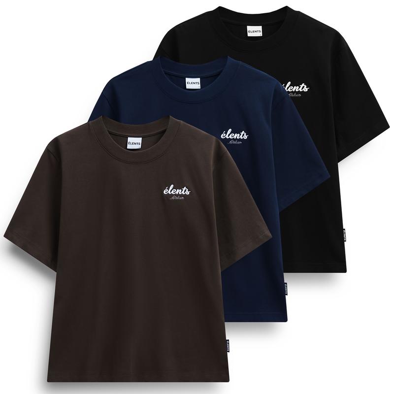 Áo Thun Form Boxy Fit Nam Nữ Atelier Cotton 260gsm ELENTS ESST026