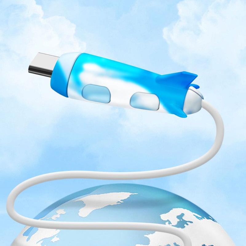 Product Introduction of New Cable Protector Color Cable Winder Soft Silicone Cover Type C Charger Cable Protector Data Line Practical Accessories 6