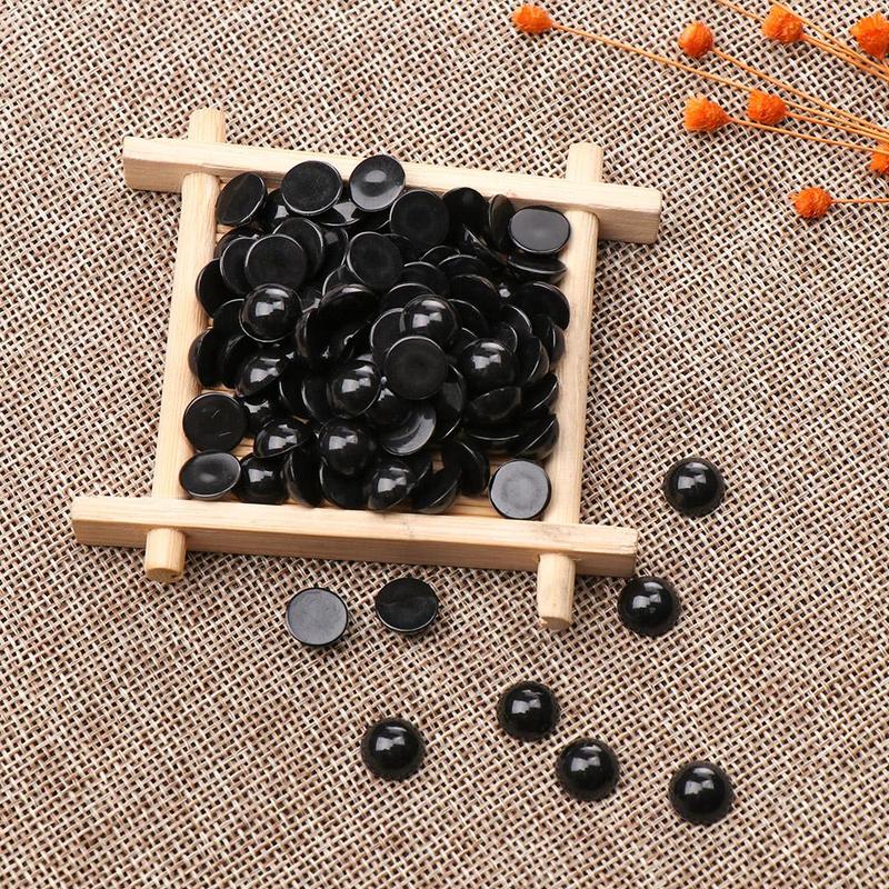 Product Introduction of 100pcs Baby Kids Plastic Plush toy Animals Puppets making Dolls Accessories Bears Needle Felting Black Safety Eyes 20