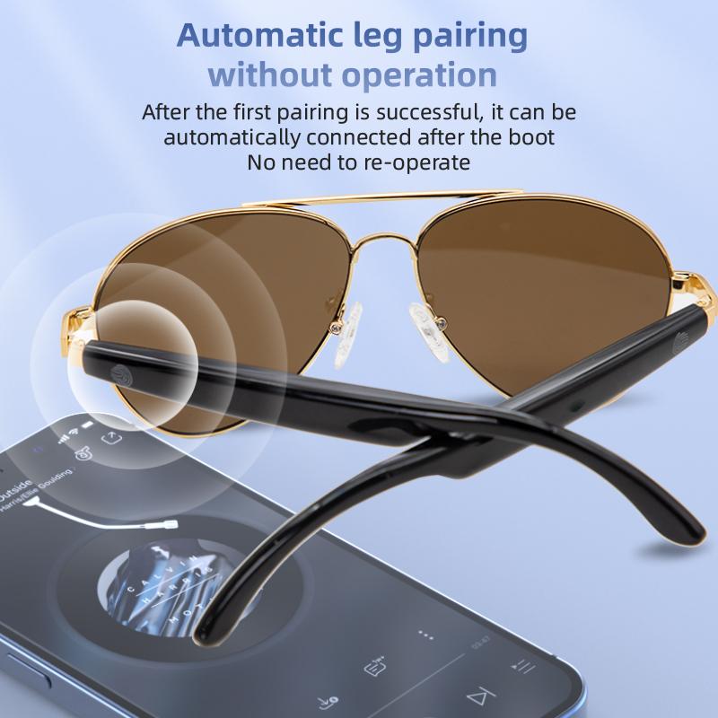 Ai Glasses Bluetooth Sunglasses Smartglasses Bluetooth Connected Bezel Language Translators Lenses Translation - Image 4