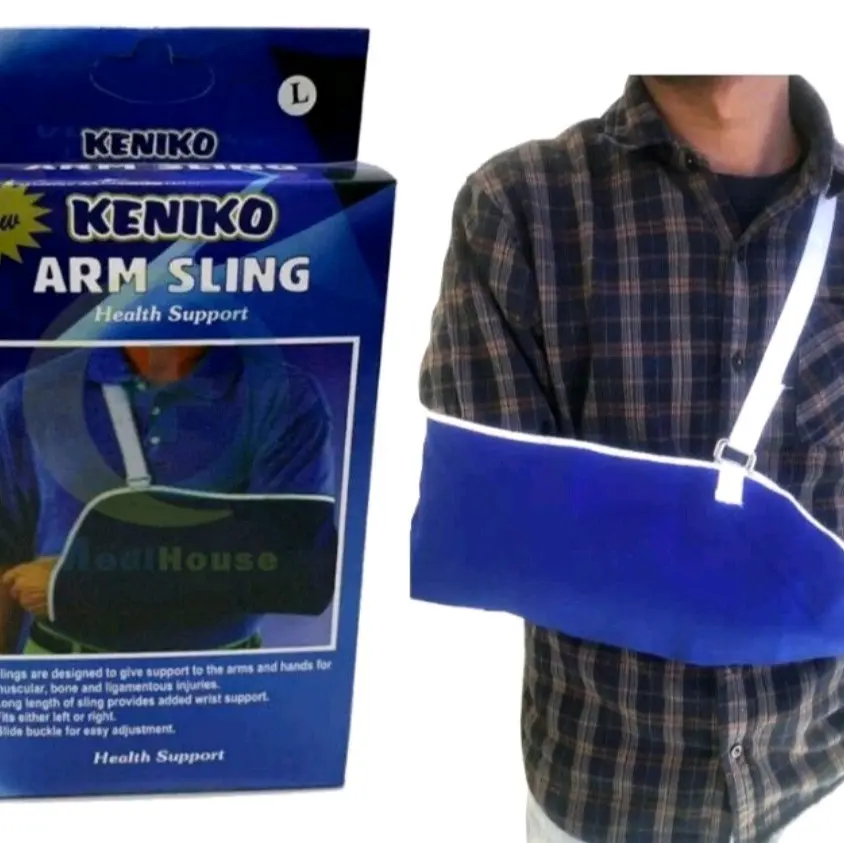 arm sling / gendongan tangan / penyanggah tangan / cidera tangan / kain patah tangan / keniko arm sling