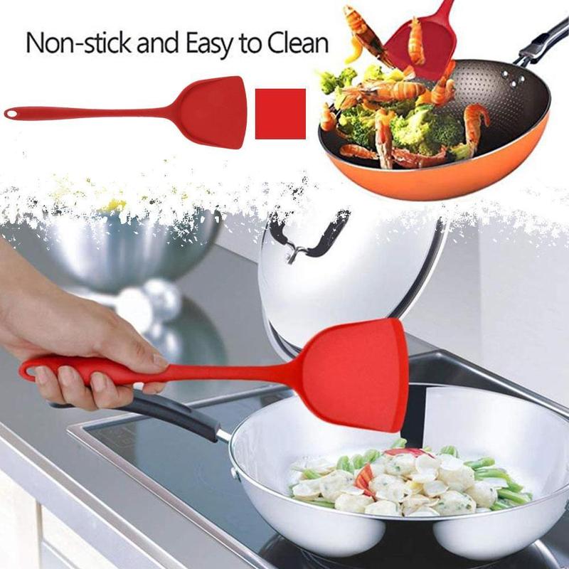 Product Introduction of Edible Grade Silicone NonStick Kitchen Utensil Set with HeatResistant Spatula Cooking Made Easy U9W7 21