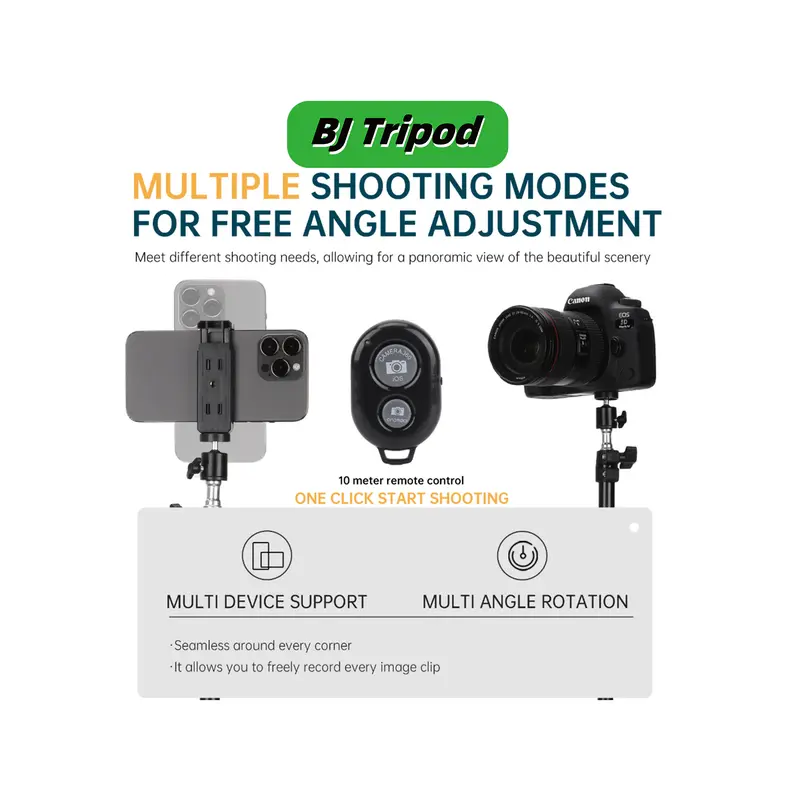 BJ 3521 PAKET KOMPLIT TRIPOD 2.1M +REMOT BLUETOOTH +BALL HEAD+ BAG tripod  mixio 3520 pro Ringlight Led Handphone Tongsis tripod  murah BJ 3521  tripod Holder tripod  excel 6