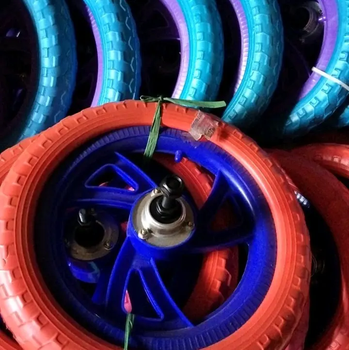 Sepasang Roda Busa untuk Sepeda Anak Ukuran 12 Inch dengan As - Outdoor 8