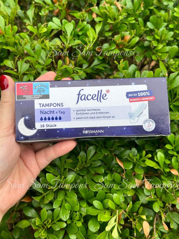  Tampon Facelle Nội Địa Đức Size 6 Giọt Hộp 16 Chiếc Dùng Cho "Ban Đêm" 