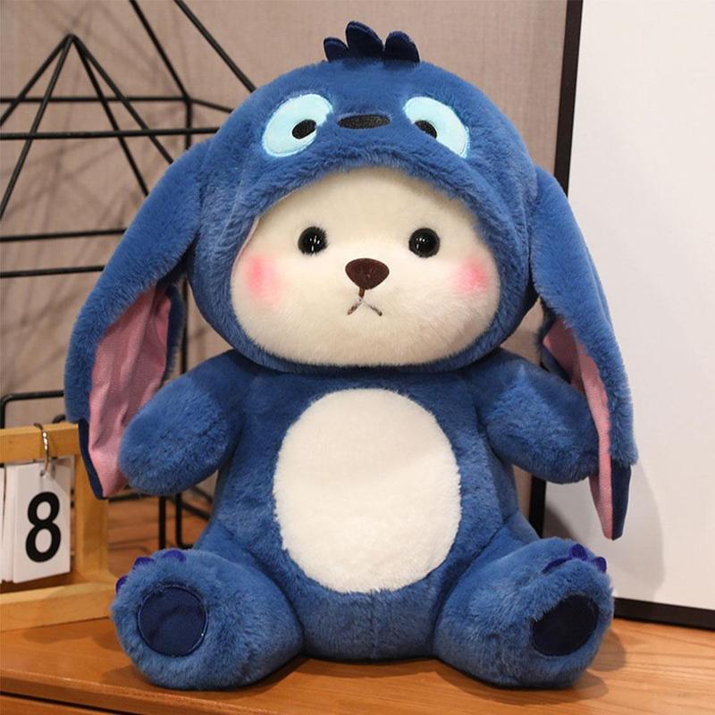 Product Introduction of Transforming Stitch Bear Plush Toy - Cute Lina Bear Stuffed Animal, Doll & Dinosaur Panda For K3F4 23