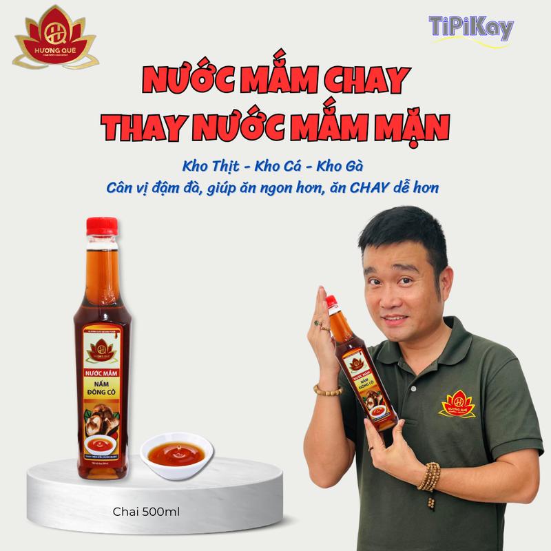 Nước Mắm Chay Đông Cô Chai 500ml - TiPiKay Shop Nước Sốt Gia Vị nuoc  mam