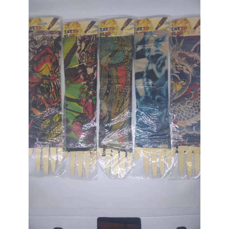 Manset tangan / handsock sarung lengan panjang motif tato 3