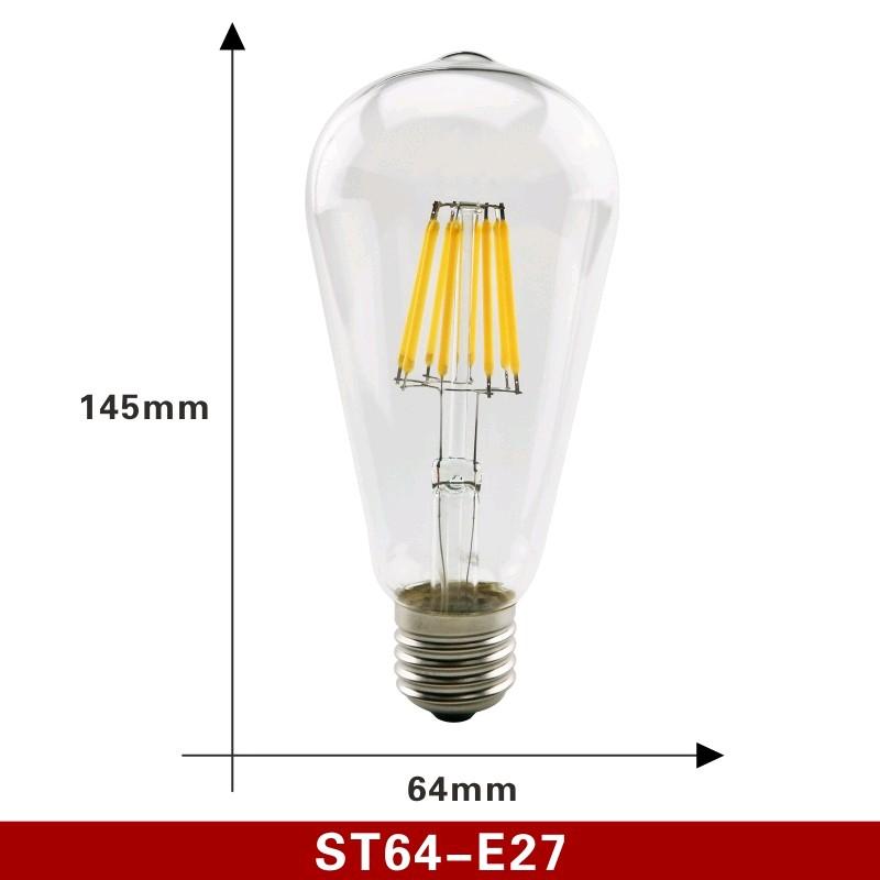  Bóng led edison bóng led dạng sợi đốt bóng led đèn thả - BÓNG ĐÈN LED Edison G45 ST64 đui xoáy E27 siêu đẹp chống nước cao cấp chuyên dùng cho trang trí trong nhà ngoài trời 