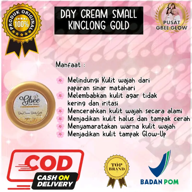 DAY CREAM SMALL KINCLONG GBEE GLOW BEAUTY 2