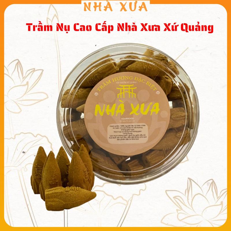 Nụ Trầm Hương Cao Cấp Nhà Xưa Quảng Nam Hộp 40 Nụ Dầu Thơm Phòng Dầu Thơm
