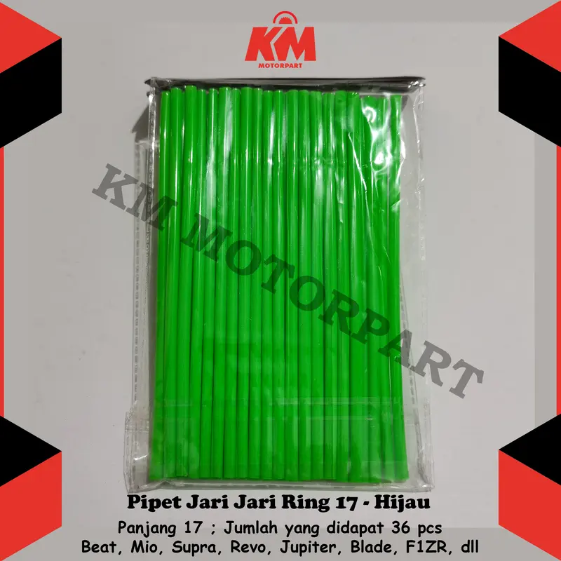 Pipet Jari Ring 17 Motor dan Sepeda Sedotan isi 36 pcs untuk Beat Mio Nex Scoopy Vario Xride dll 6