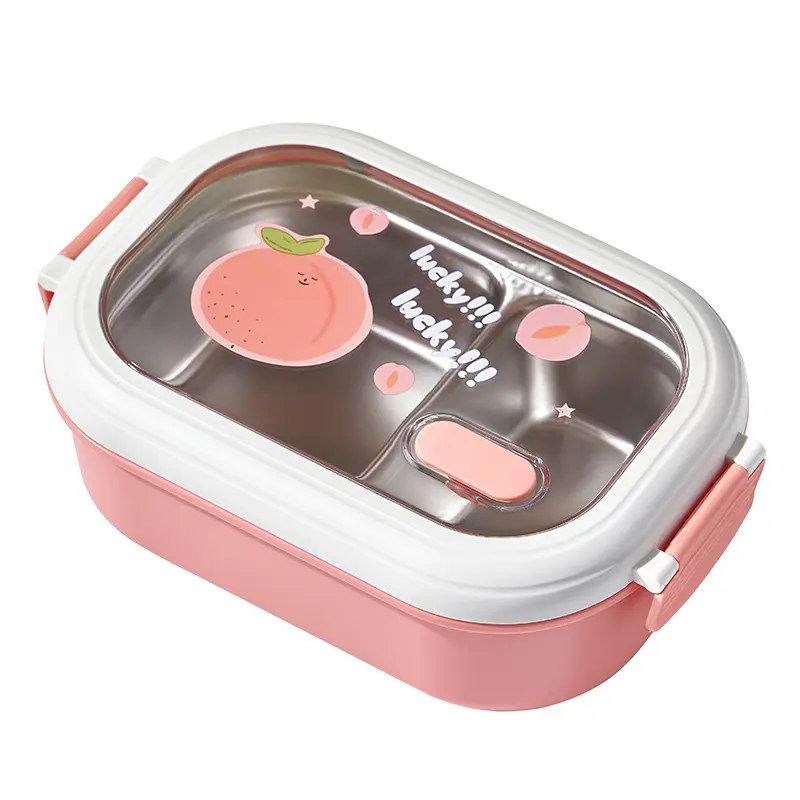 Hộp cơm inox giữ nhiệt 2 ngăn cute Lovelyhouse HCINOX2N13 2