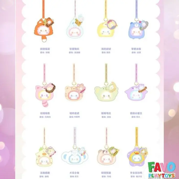 MJ Studio LUCKY EMMA Secret Forest MACARON Version RUA RUA ZOO Animal Kingdom Scented Sachet Series 1