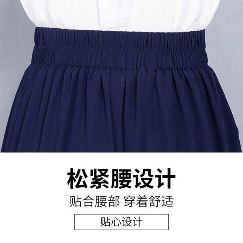 Product Introduction of Quần Váy Culotte, Phong Cách Quý Cô, Quần Ống Rộng, Dành Cho Nữ, Chất Liệu Voan, Quần Thường Ngày Phong Cách Hàn Quốc, Dáng Rộng Vừa Vặn, Quần Cropped Women Pants 7