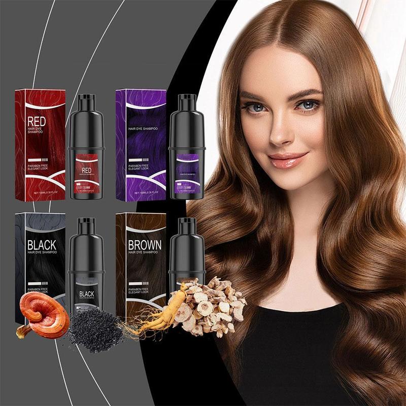 Product Introduction of Dầu Gội Nhuộm Tóc Thảo Dược Tự Nhiên, 100ml, Dầu Gội Màu Tóc, Cho Tóc Gary, Nâu Đậm Và Đen, Mã L3E5 22