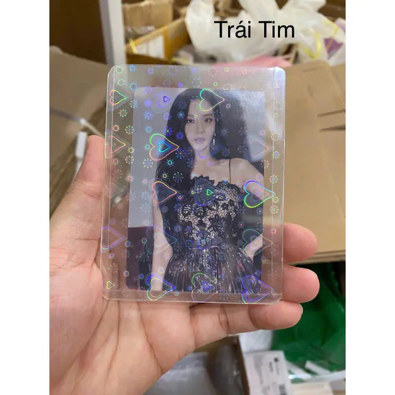 (SEAL) Toploader Hologram lấp lánh ngôi sao, trái tim v.v đựng card thần tượng, anime, thẻ bài 4
