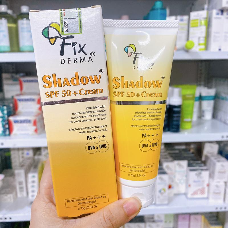 Kem Chống Nắng Fixderma Shadow SPF 50+ (75g)