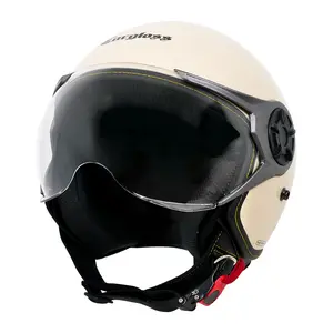 Helm Cargloss YRM Visor Hardcoat Half Face - Avorio Naide