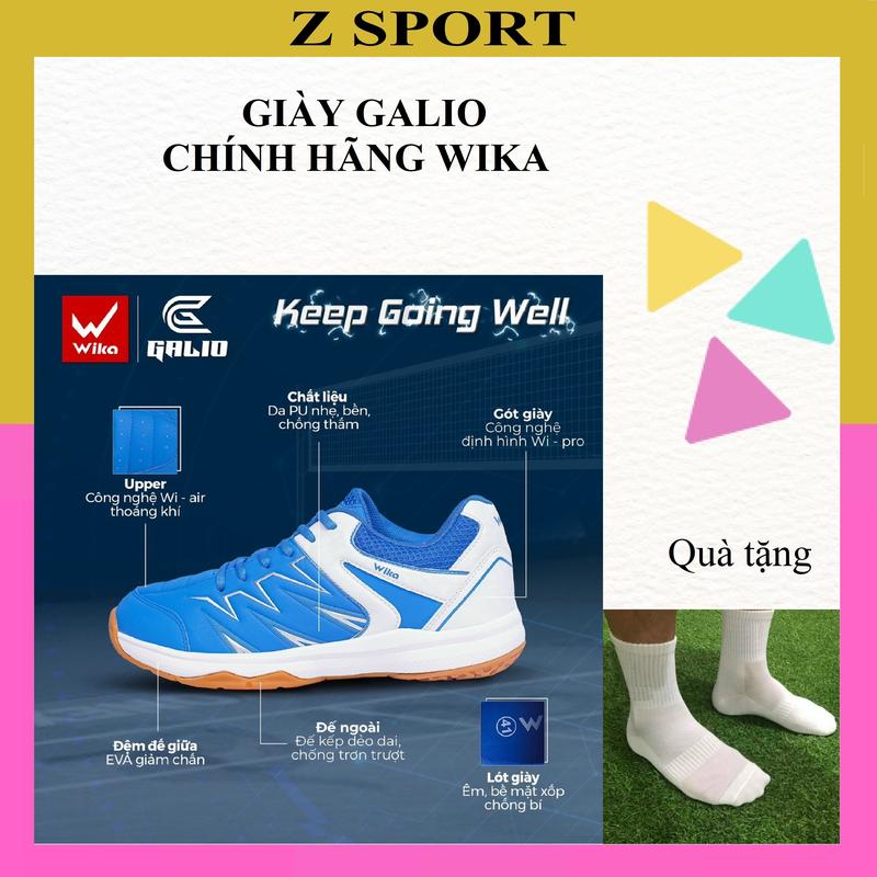 Giày thể thao đánh bóng chuyền, cầu lông,... GALIO hàng chính hãng, TẶNG 1 ĐÔI TẤT DỆT KIM