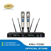 Gambar PROFESSIONAL WIRELESS MICROPHONE KREZT KRU-7030 HANDHELD dari KREZT Kota Administrasi Jakarta Barat 1 Tokopedia
