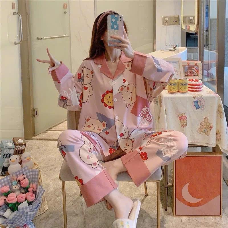Đồ Bộ bầu -  sau sinh ( Thỏ Trứng + Bông Mặt Trời ) cho con bú - chất liệu coton - mềm - mịn 4