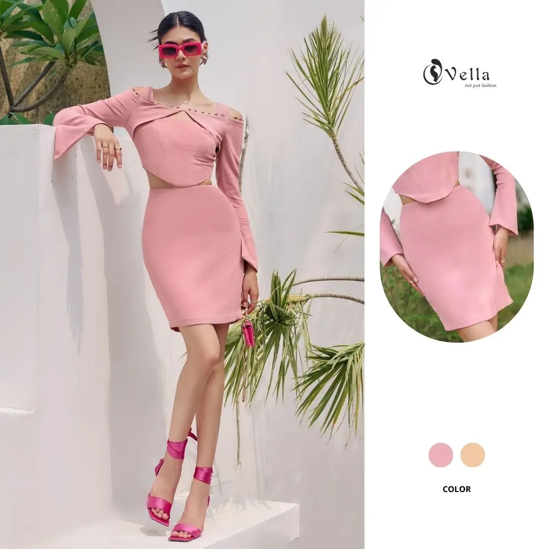 Chân váy mini sexy quyến rũ thời trang nữ Vella Fashion VV23028