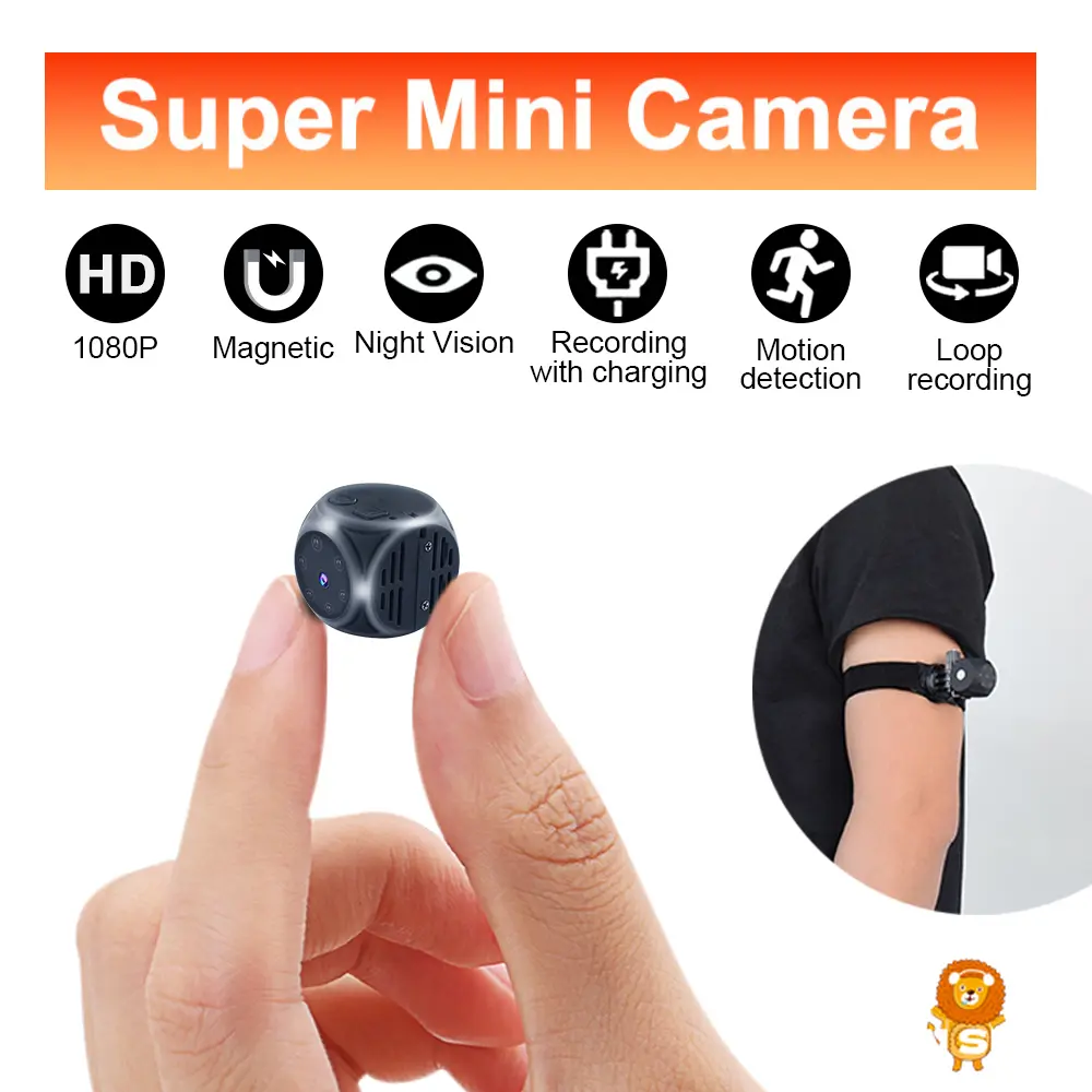 COD New product MD21 1080P Mini Camera Night Vision Video Motion Detection Security Protection Sensor Camera Security Monitoring