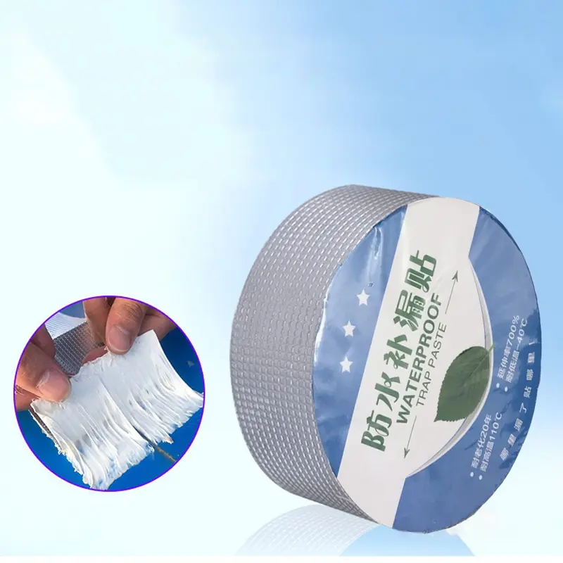 Cuộn 5 mét băng keo dán rộng 5cm/10cm/20cm miếng dán siêu dính - siêu chống thấm nước - siêu chống dột độ bền cao dễ sử dụng Băng Keo Chống vá tường 5