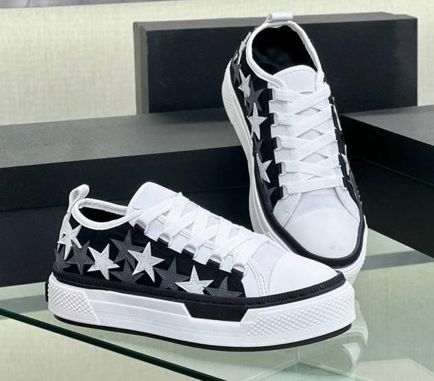 Giày Slipon Sao Buộc dây 3 Màu Thêu Boy Phố , Giày lười nam thời trang Đế cao 4 cm có khâu viền ( Size 38-43 ) Shoes Sneaker Cao Su Đế Bằng