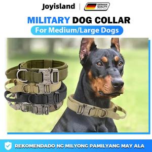 Heavy Duty Dog Collar for Medium/Large Dogs - Military Nylon w/ Control Handle (Local Stock)