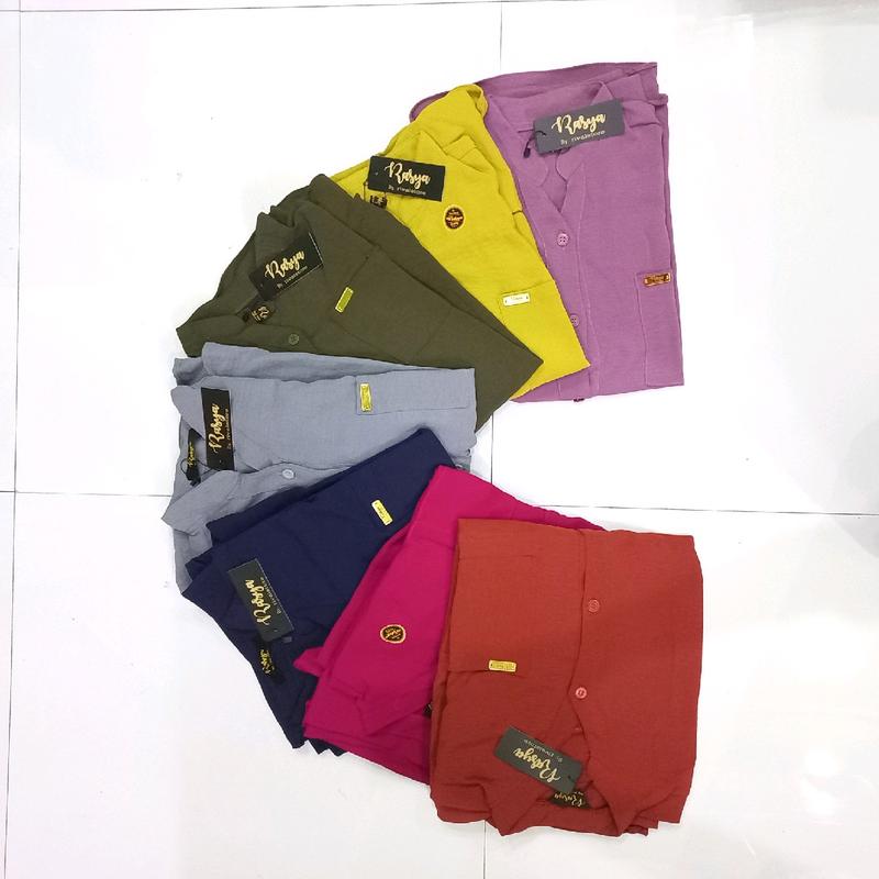 set botega polos basic setelan cringkle airflow premium oneset kekinian terbaru Polos 3