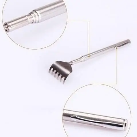 Pocket Scratcher Stainless Steel Penggaruk Punggung Tongkat Garuk 0986 5